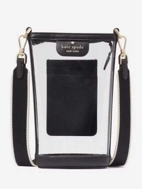 Kate Spade White Clear Protective Dust Bag with Logo NWT